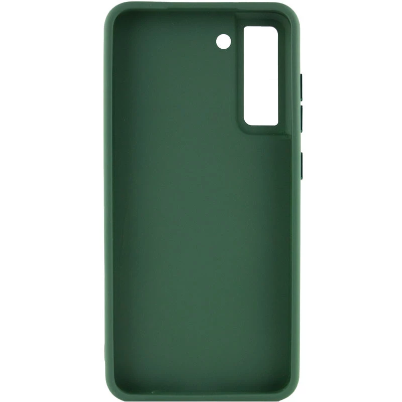 TPU чохол Bonbon з металевими кнопками на Samsung Galaxy S24+ – Зелений / Army green. Фото 5 з 12