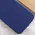 Чехол с закрытым низом Silicone Case для Apple iPhone XS Max (6.5") – Синий / Deep navy. Фото 3 из 3