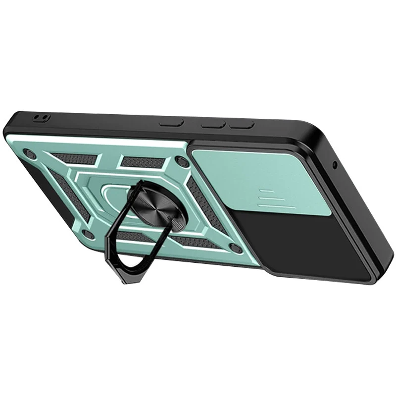 Удароміцний чохол Ummi Camshield Serge Ring (in box) для Samsung Galaxy A06 – Зелений / Green. Фото 2 з 2