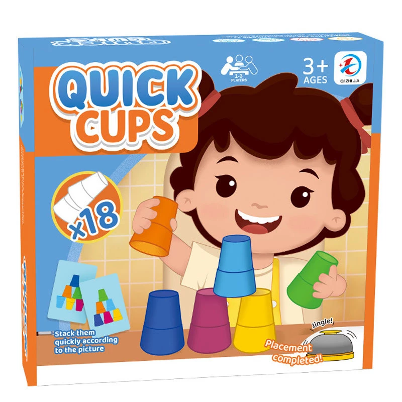 Настільна інтерактивна гра Ummi 22051 Quick Cups – Blue / Orange. Фото 5 з 5