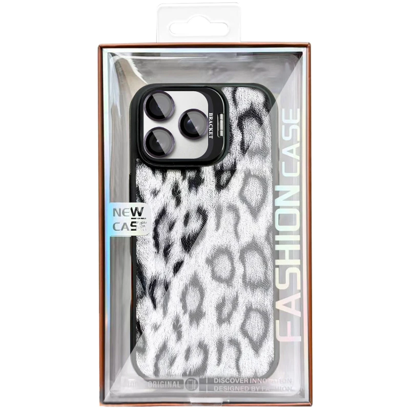 Чохол TPU+PC Wild Leopard with MagSafe and Lens для Apple iPhone 16 Pro – Black. Фото 4 з 6