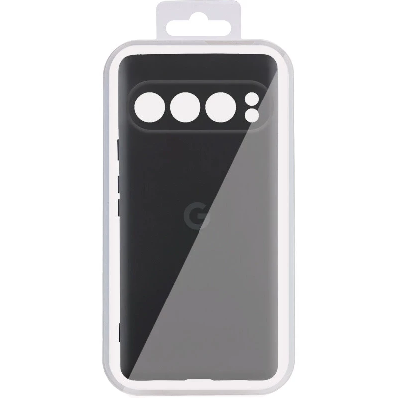 Силиконовый чехол Cover Lakshmi с защитой камеры для Google Pixel 9 Pro XL – Черный / Black. Фото 3 из 6