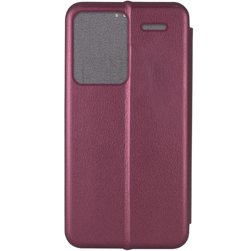 Чохол-книжка класичний на Xiaomi Redmi Note 13 Pro+ – Бордовий. Фото 4 з 6
