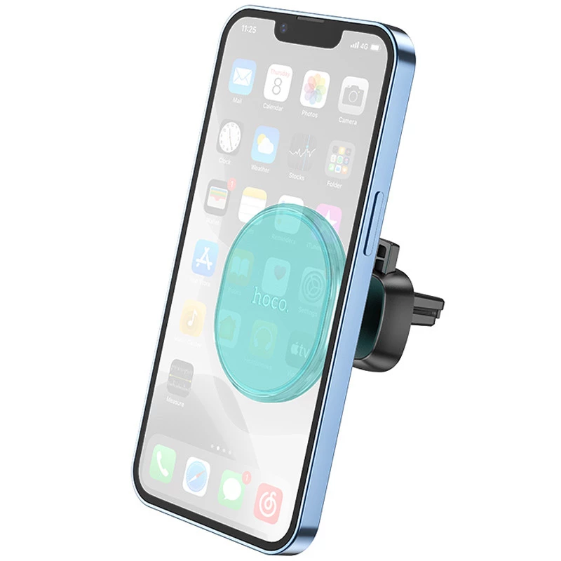 Автотримач Hoco H1 Crystal magnetic (air outlet) – Ice mist. Фото 5 з 5