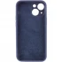 Чехол Silicone Case с защитой камеры для Apple iPhone 13 (6.1") – Темно-синий / Midnight blue. Фото 2 из 4