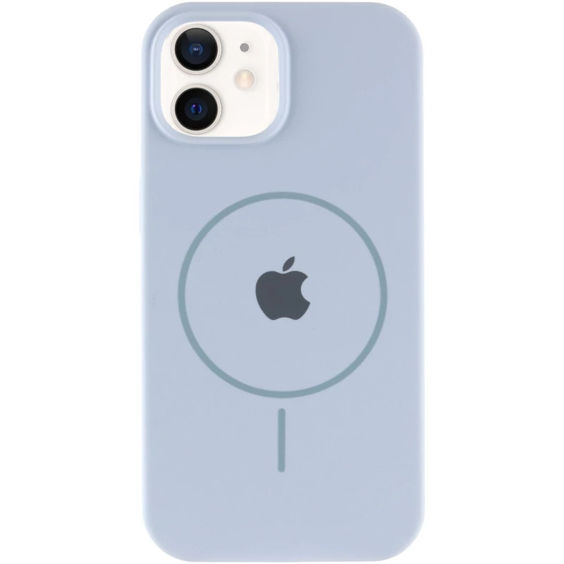 Чохол Silicone Armor Max with MagSafe для Apple iPhone 11 (6.1") – Блакитний / Lilac Blue. Фото 4 з 9