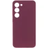 Чохол Silicone Case Lakshmi Premium із закритою камерою для Samsung Galaxy S24+ – Бордовий / Plum. Фото 1 з 13