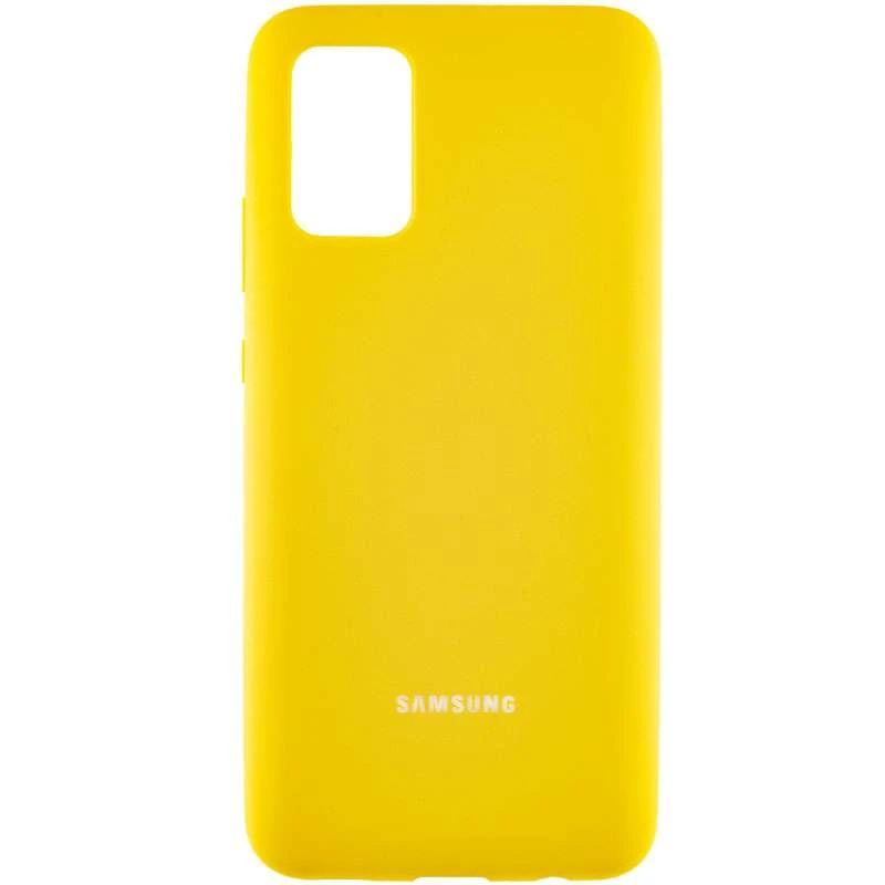 

Чехол Silicone Case с закрытым низом для Samsung Galaxy A02s (Желтый / Yellow), Жовтий / yellow