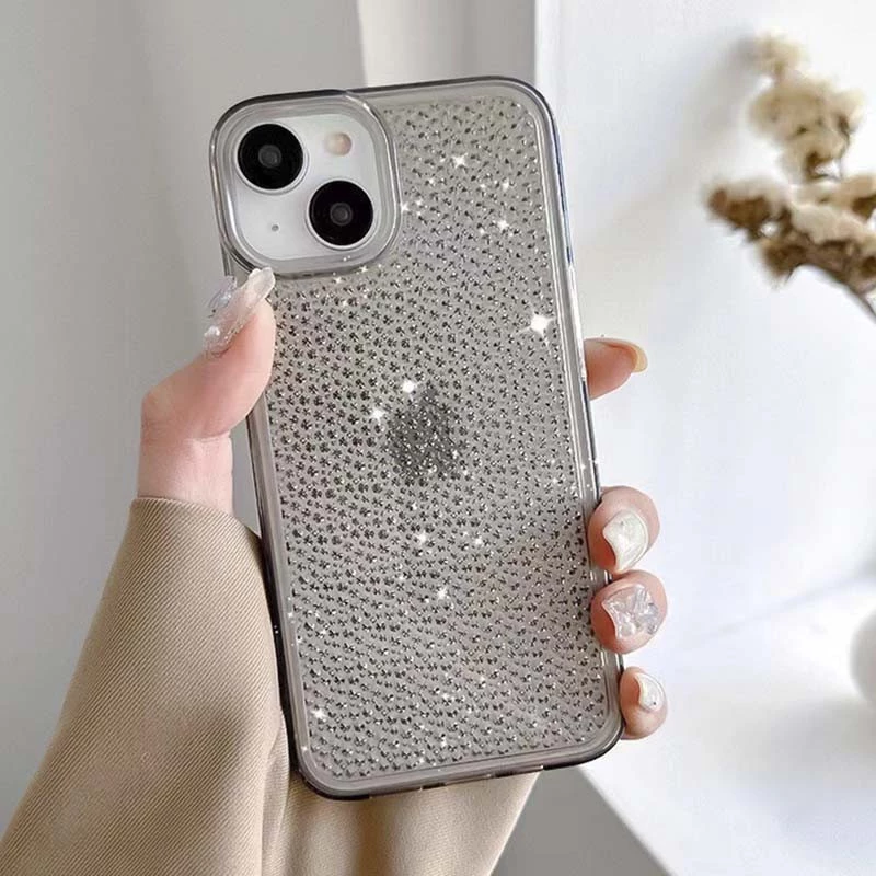 Сверкающий чехол на Apple iPhone 14 (6.1") – Gray. Фото 2 из 2