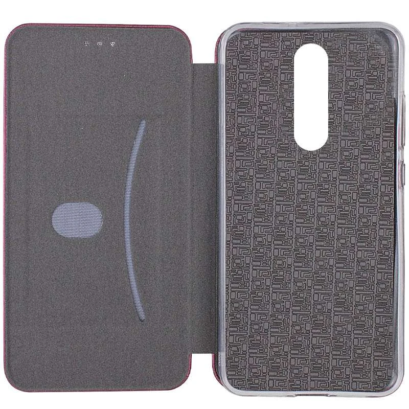 Чохол-книжка класичний на Xiaomi Redmi 8 – Бордовий. Фото 5 з 5
