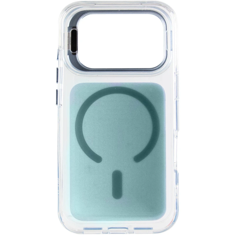 Чохол TPU+PC Jewel Sparkle with MagSafe для Apple iPhone 17 Pro (6.3") – Aqua Blue. Фото 5 з 8