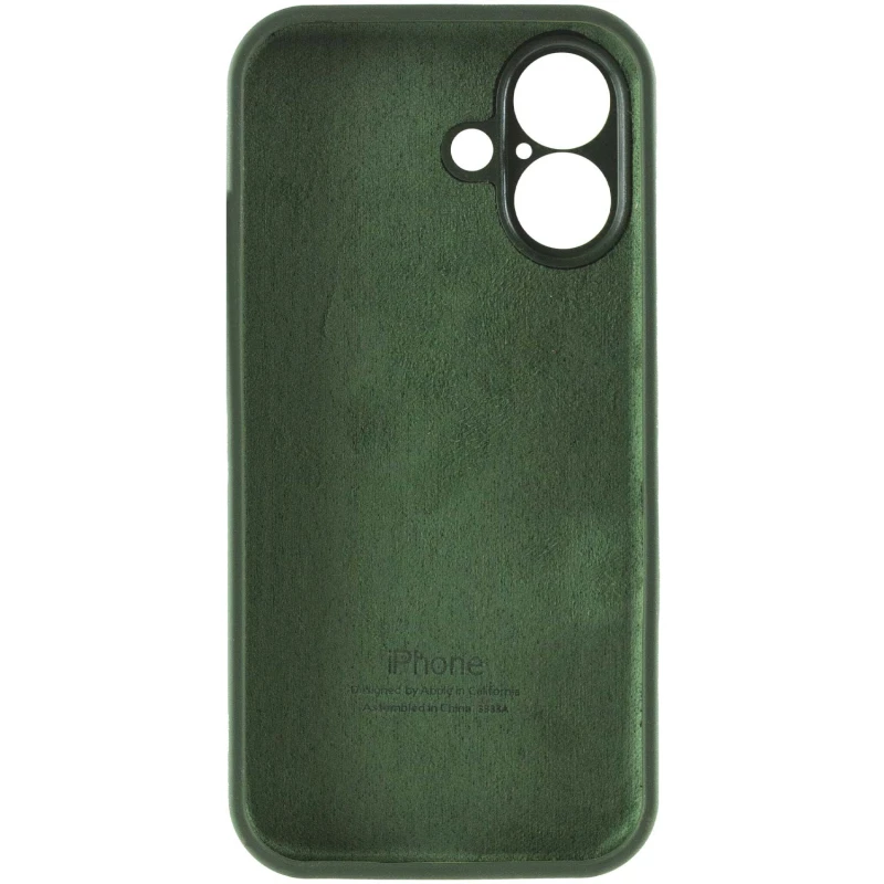 Чохол Silicone Case з захистом камери на Apple iPhone 17 (6.3") – Зелений / Cyprus Green. Фото 3 з 3