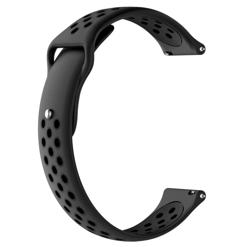 Силиконовый ремешок Active Air для Smart Watch 22mm – Carbon Black / Black. Фото 1 из 1