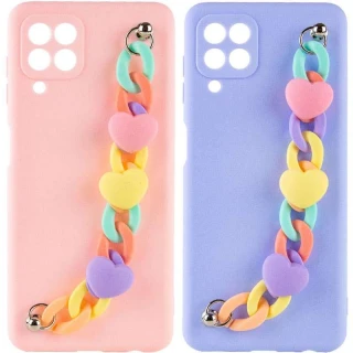 Чехол Heart с цепочкой для Samsung Galaxy A22 4G фото 1 Чехол Heart с цепочкой для Samsung Galaxy A22 4G фото 1 из 1