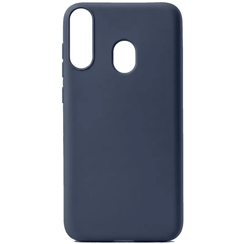 Чохол Silicone Cover Ummi Lakshmi (AA) для Samsung Galaxy A20 / A30 – Синій / Midnight blue. Фото 1 з 1