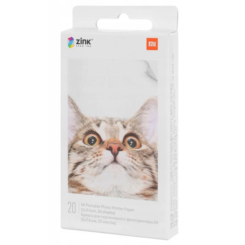 

Фотобумага Xiaomi Mi Portable Photo Printer Paper (2x3inch and 20 sheets) (Білий)