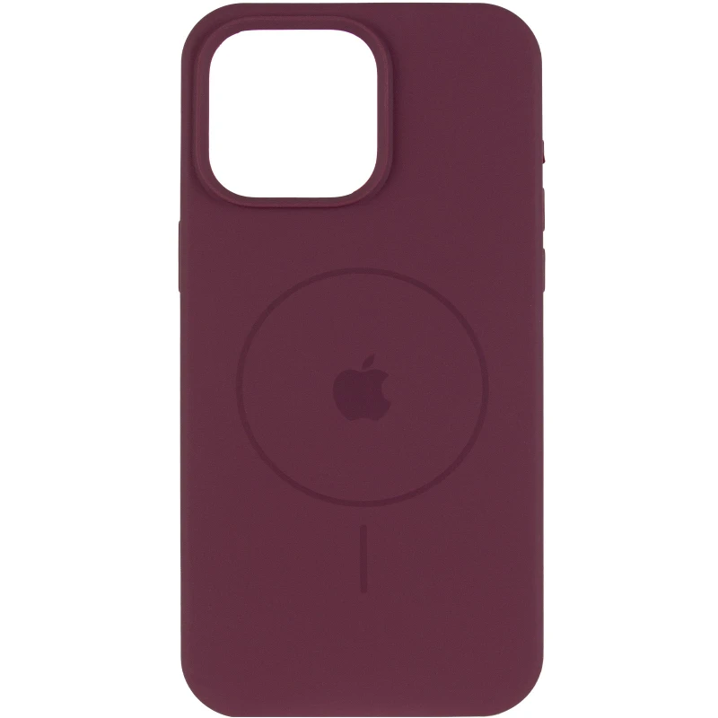 Чехол Silicone Case Full Protective (AA) V2 with MagSafe для Apple iPhone 11 Pro (5.8") – Бордовый / Plum. Фото 3 из 6