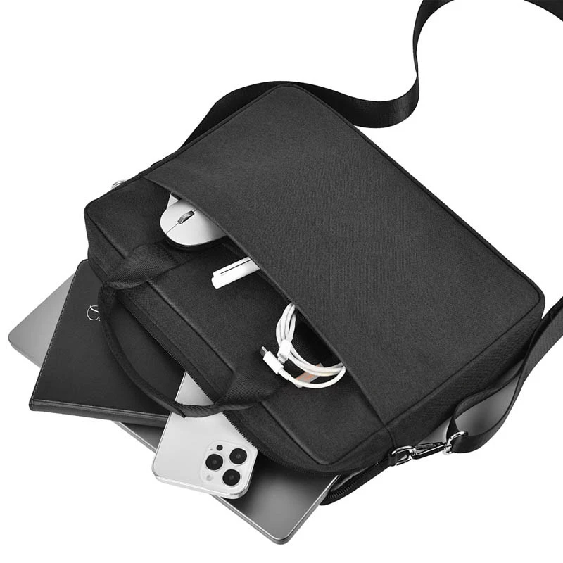 Сумка для ноутбуку WIWU Minimalist Laptop II 13.3" / 13.6" / 14.2" – Black. Фото 2 з 8