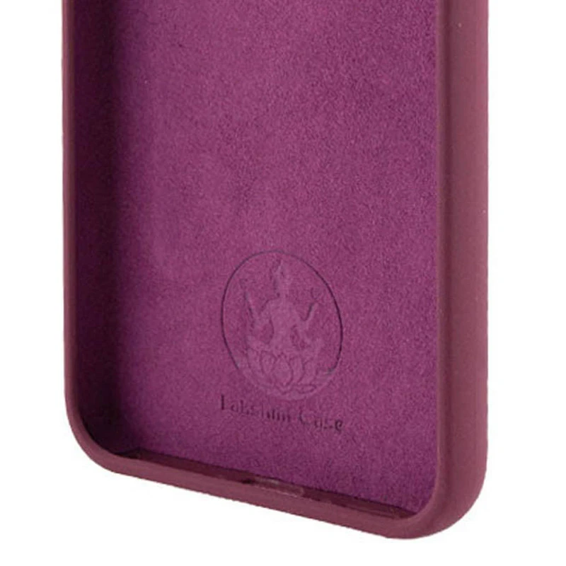 Чохол Silicone Case Lakshmi Premium з закритою камерою на Xiaomi Redmi 12 – Бордовий / Plum. Фото 4 з 5