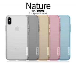 Ультратонкий силіконовий чохол Nillkin на Apple iPhone X (5.8") фото 1 Ультратонкий силіконовий чохол Nillkin на Apple iPhone X (5.8") фото 1 з 8
