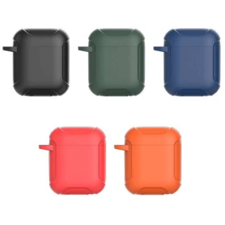 Силиконовый футляр Armor с карабином для Airpods фото 1 Силиконовый футляр Armor с карабином для Airpods фото 1 из 1