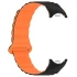 Ремінець Dual-color Magnetic для Xiaomi Mi Band 9/8 – Black / Orange. Фото 6 з 9