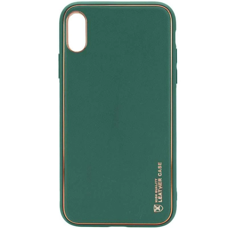 

Шкіряний чохол Xshield на Apple iPhone X (5.8") (Зелений / Army green)