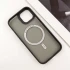 TPU+PC чохол Blueo Skin Friendly Frosted with MagSafe для Apple iPhone 15 (6.1") – Чорний / Black. Фото 6 з 10