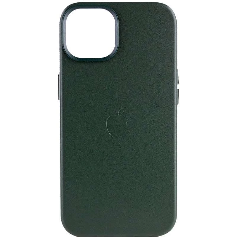 

Кожаный чехол Silicone Case Soft с MagSafe для Apple iPhone 14 Plus (6.7") (Shirt Green)