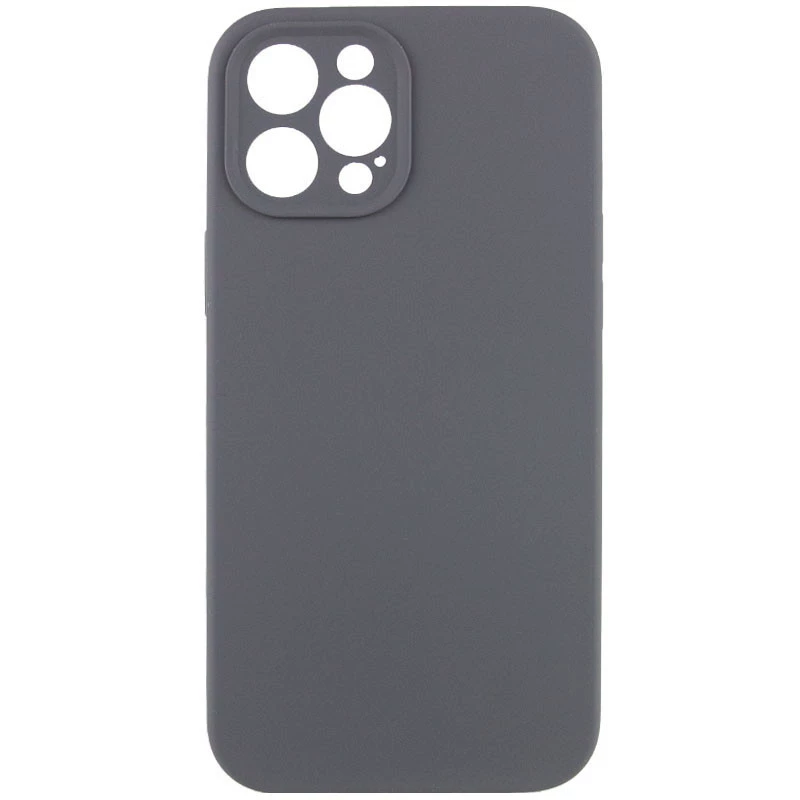 

Чохол з захистом камери Silicone Case на Apple iPhone 12 Pro (6.1") (Сірий / Dark Gray)