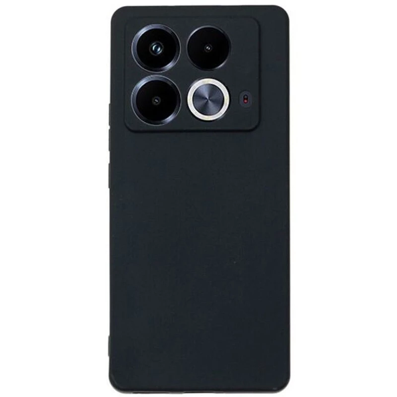 Чёрный силиконовый чехол Epik с защитой камеры для Infinix Note 40 4G фото 1 из 1