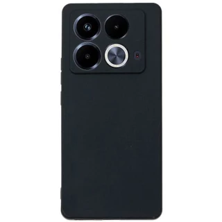 Чорний силіконовий чохол Epik із захистом камери на Infinix Note 40 4G фото 1 з 2