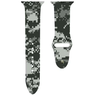 Силіконовий ремінець з малюнком для Apple watch 38mm / 40mm фото 1 з 1