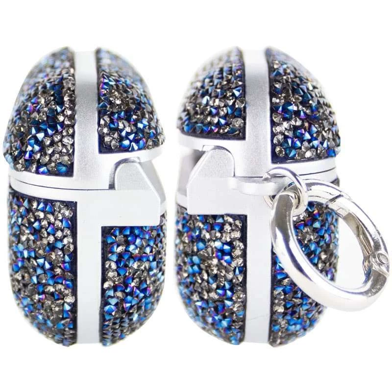 TPU чохол Bling World Rock Diamond для навушників AirPods Pro / Airpods Pro 2 – Синій. Фото 4 з 8