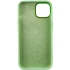 Чохол Silicone Case з металевими кнопками на Apple iPhone 12 Pro Max (6.7") – Зелений / Pistachio. Фото 5 з 9