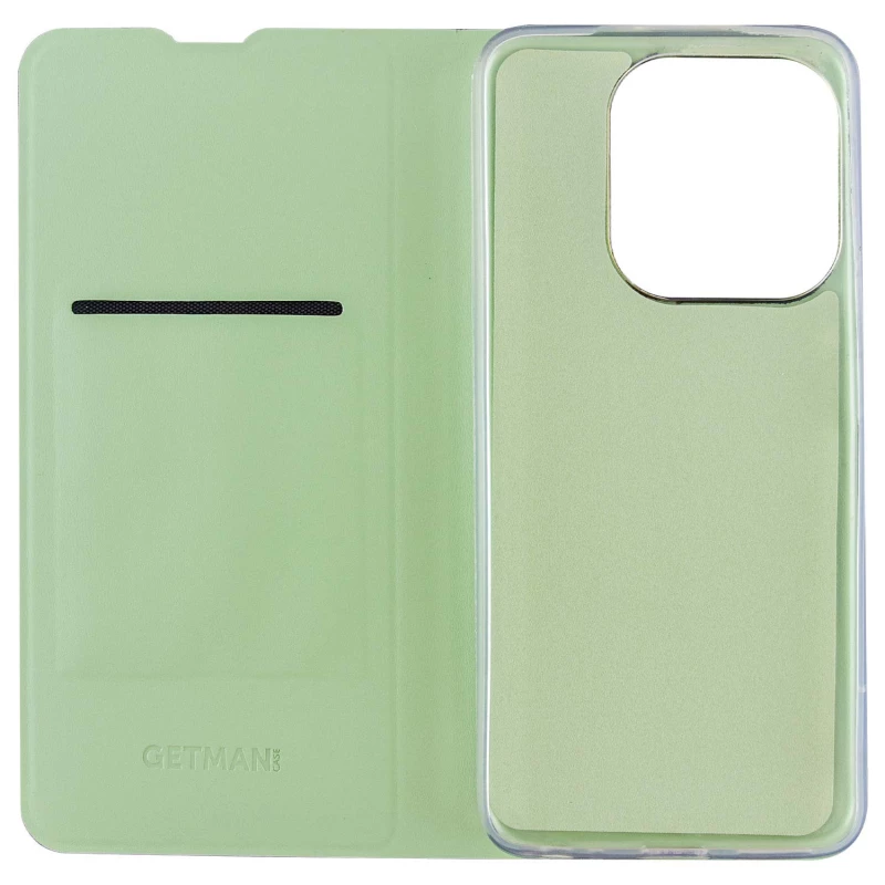 Елегантний чохол книжка GETMAN на Tecno Spark Go 2023 – М'ятний. Фото 4 з 7