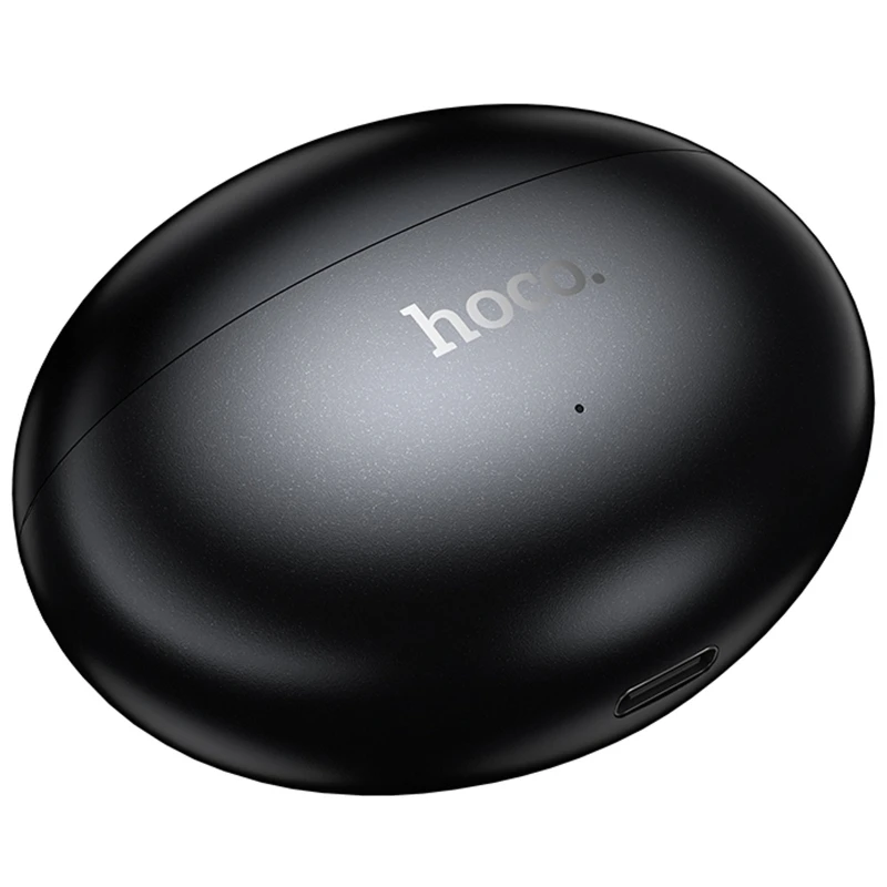 Бездротові TWS навушники Hoco EA8 Warm clip-on (App) – Metal gray. Фото 4 з 4