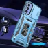 Ударостійкий чохол Square Ring зi шторкою на камеру на Samsung Galaxy A56 5G – Блакитний / Light Blue. Фото 3 з 17