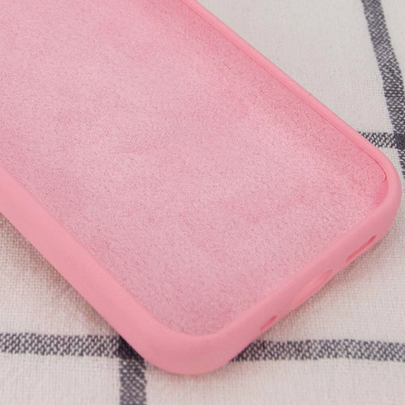 Чохол з закритим низом Silicone Case на Apple iPhone 13 Pro (6.1") – Рожевий / Light pink. Фото 3 з 6