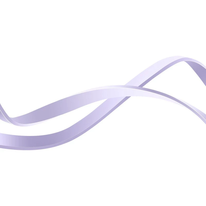 Дата кабель Baseus Bright Mirror 2 Series Retractable 3in1 66W (1.1m) (CAMJ01010) – Purple. Фото 3 з 6