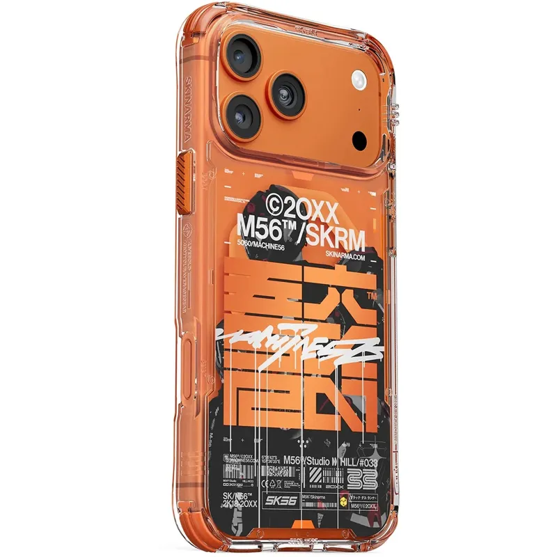 PC чехол Skinarma SKRM X M56 with MagCharge для Apple iPhone 17 Pro Max (6.9") – Orange. Фото 3 из 5