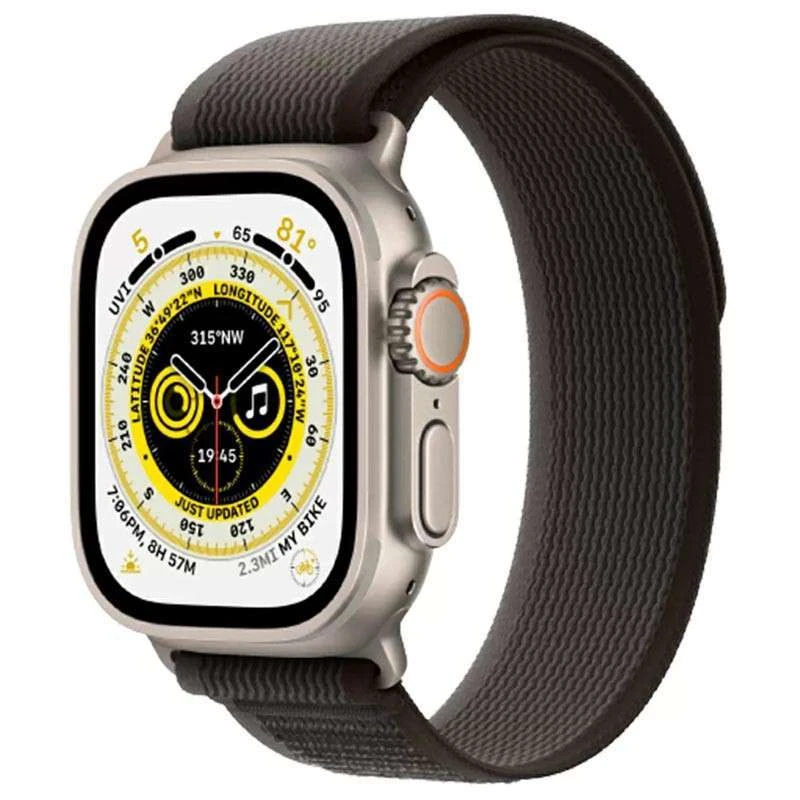 

Ремінець Hoco WA14 Original series Apple watch (38/40/41mm) (Black with Gray)