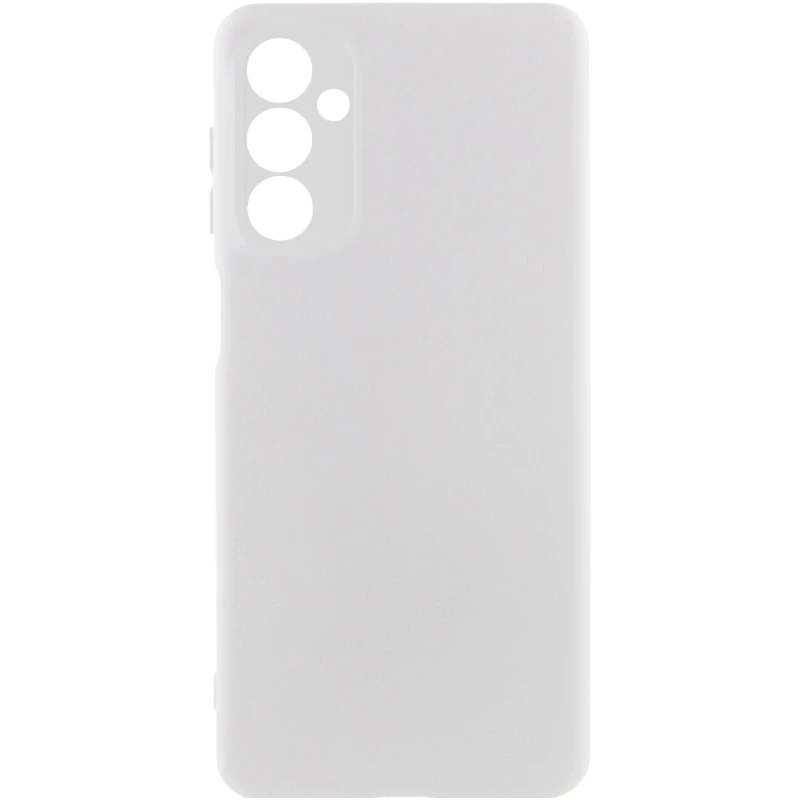 Кольоровий силіконовий чохол GETMAN із закритою камерою для Samsung Galaxy A27 – Білий / White. Фото 1 з 1
