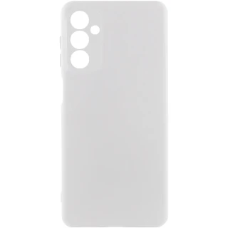 Кольоровий силіконовий чохол GETMAN із закритою камерою для Samsung Galaxy A27 — Білий / White