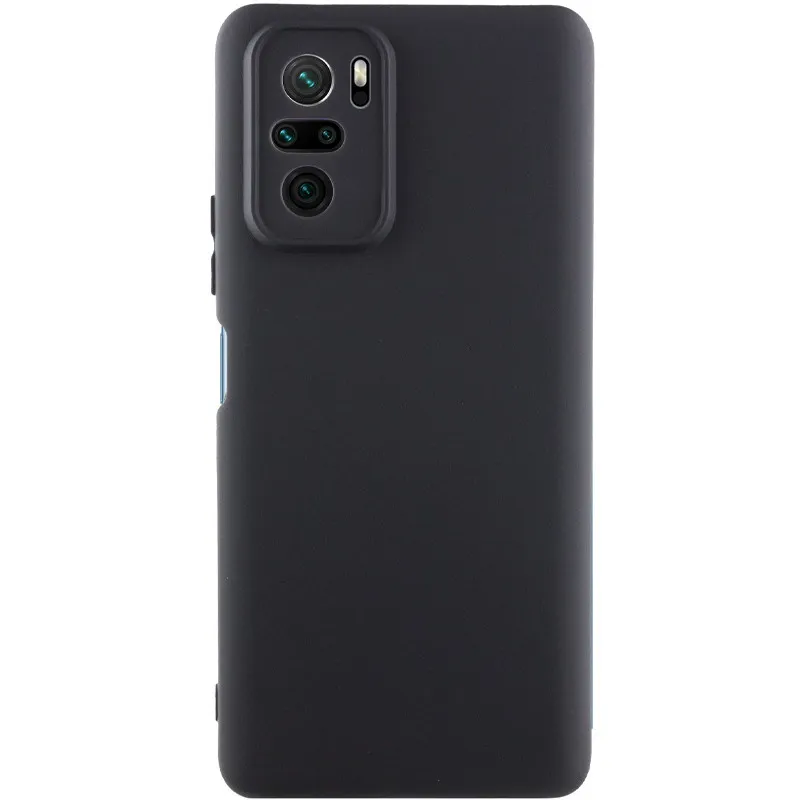 Чохол Silicone Cover Ummi Lakshmi Full Camera (AA) для Xiaomi Redmi Note 10 / Note 10s – Чорний / Black. Фото 1 з 2