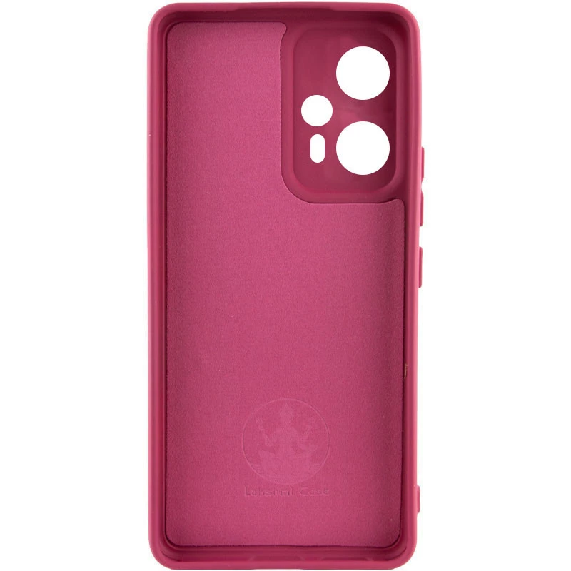 Чохол Silicone Case Lakshmi з закритою камерою на Xiaomi Redmi Note 12T Pro – Бордовий / Marsala. Фото 2 з 4