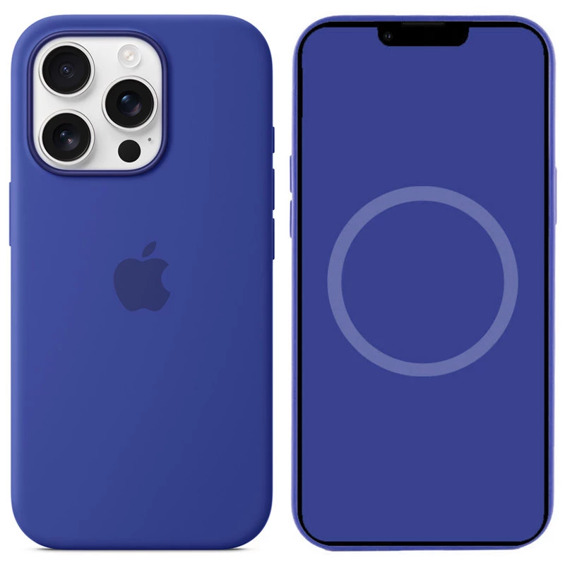 Силиконовый чехол ААА with Magsafe connection для Apple iPhone 16 Pro – Ultramarine. Фото 2 из 10