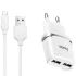 МЗП Hoco C12 Charger + Cable (Micro) 2.4A 2USB – Білий. Фото 1 з 3