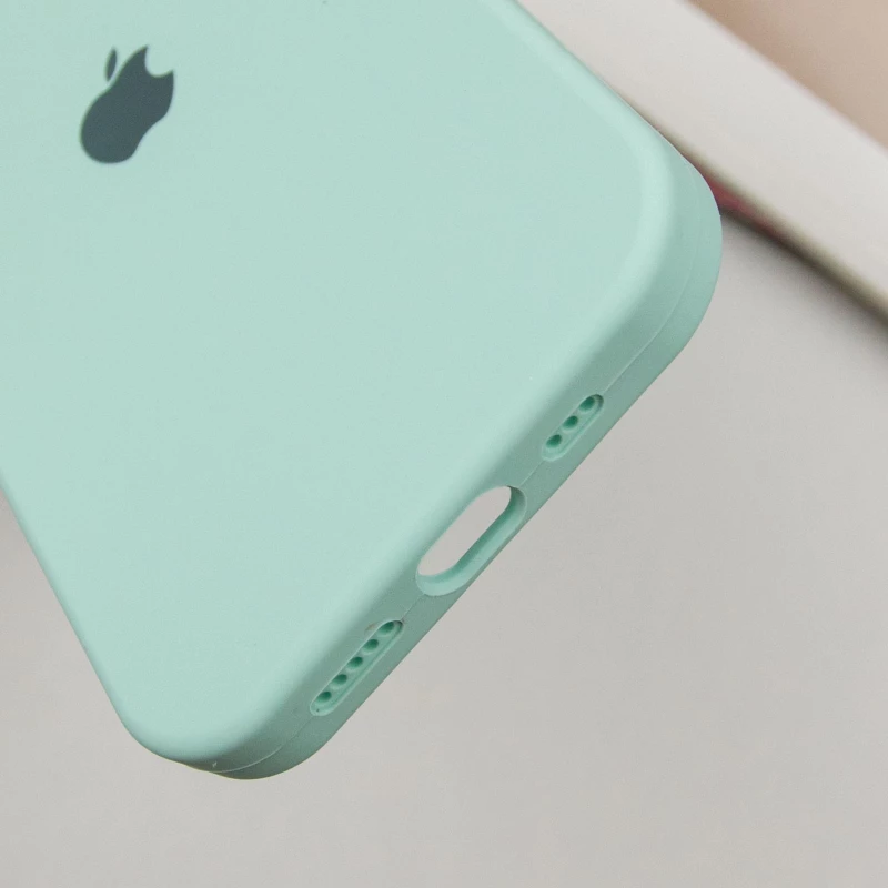 Чохол Silicone Case з закритим низом на Apple iPhone 16 – Бірюзовий / Turquoise. Фото 8 з 8