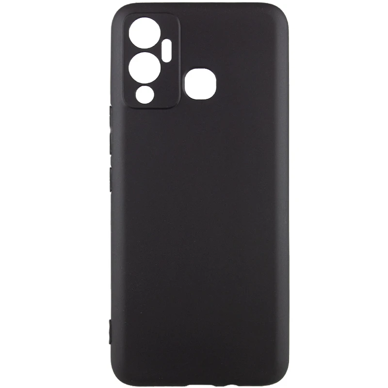 Чорний силіконовий чохол Epik із захистом камери на Infinix Hot 12 Play – Чорний. Фото 1 з 6